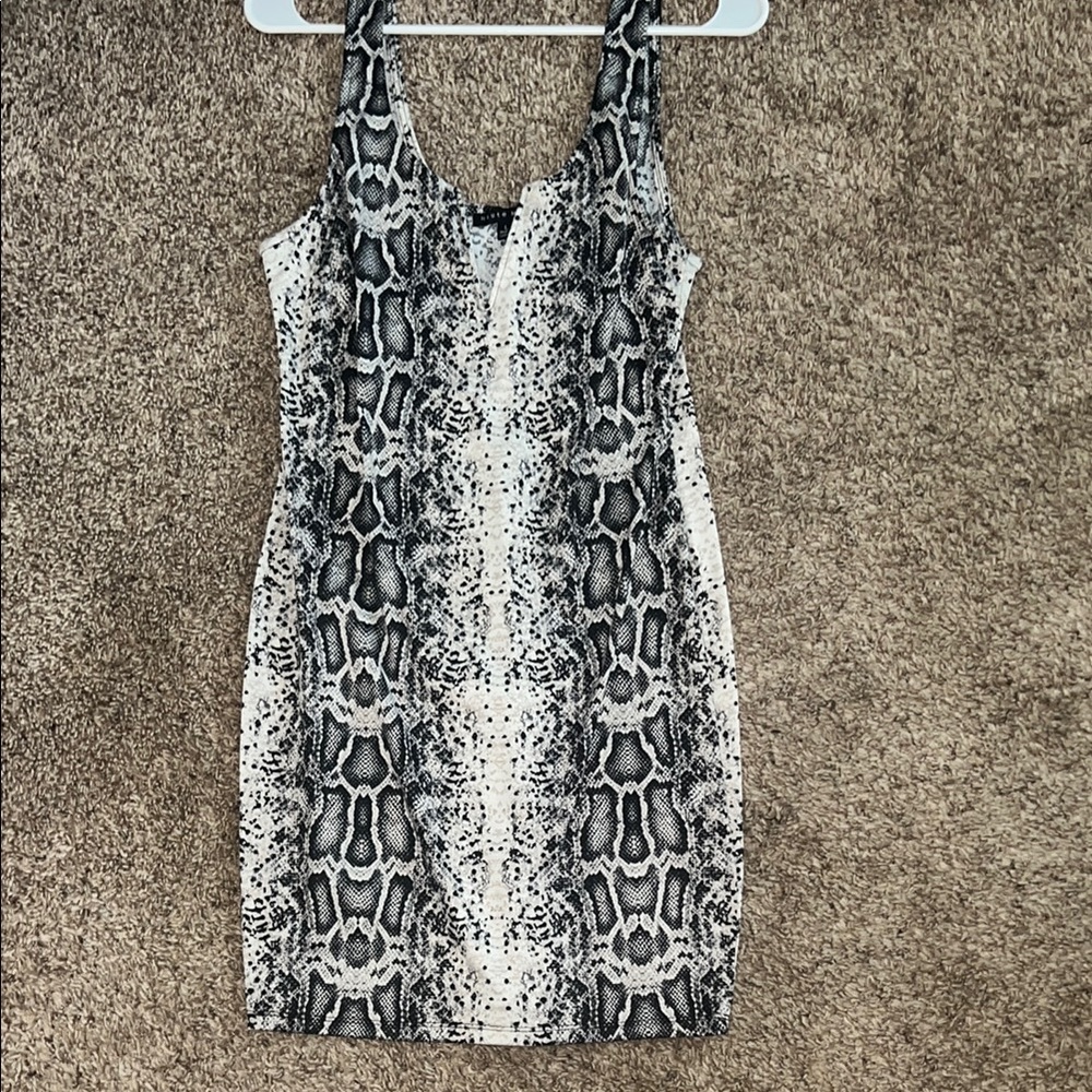 Stylish Snake Print Dress